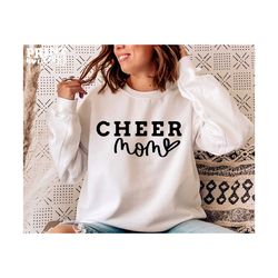 cheer mom svg png, cheerleader svg, sports mom svg, cheer shirt svg, svg file for cricut, sublimation, mom life, cut file