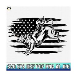 us bull rider svg, rodeo svg, bull svg, cowboy svg, bull riding svg, bull rider clipart, bull rider shirt, rodeo clipart, western svg vector