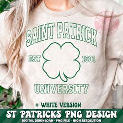 saint patrick university png, saint patty's day sublimation, lucky png,