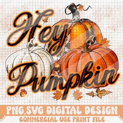 hey pumpkin png svg, fall png svg, thanksgiving, halloween, leopard pumpkin, fall sublimation design, clipart for fall,
