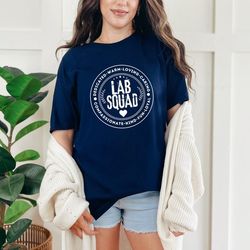 lab squad phlebotomy needles blood nurse medical laboratory science technician gift t-shirt
