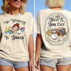 belle's book cafe svg, princess belle's book shop svg, beauty and the beast, bookworm svg, reading book lover svg, retro