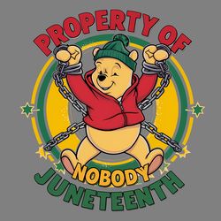 winnie the pooh property of nobody juneteenth png