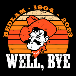 bedlam 1904 2023 well bye osu oklahoma state cowboys svg