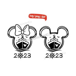 mouse cruise svg, mouse sailor svg, family vacation 2023 svg, cruise trip svg, cruise ship svg, mouse head svg, magical
