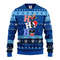 MLB Kansas City Royals Hohoho Mickey Ugly Hoodie 3D Zip Hoodie 3D Ugly Christmas Sweater 3D Fleece Hoodie