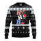 MLB Chicago White Sox Hohoho Mickey Ugly Hoodie 3D Zip Hoodie 3D Ugly Christmas Sweater 3D Fleece Hoodie