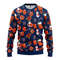 MLB Detroit Tigers Santa Claus Snowman Ugly Hoodie 3D Zip Hoodie 3D Ugly Christmas Sweater 3D Fleece Hoodie