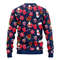 MLB Minnesota Twins Santa Claus Snowman Ugly Hoodie 3D Zip Hoodie 3D Ugly Christmas Sweater 3D Fleece Hoodie