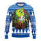 MLB Los Angeles Dodgers Grinch Hug Ugly Hoodie 3D Zip Hoodie 3D Ugly Christmas Sweater 3D Fleece Hoodie
