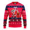 MLB Minnesota Twins Dabbing Santa Claus Ugly Hoodie 3D Zip Hoodie 3D Ugly Christmas Sweater 3D Fleece Hoodie