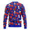 MLB Philadelphia Phillies Santa Claus Snowman Ugly Hoodie 3D Zip Hoodie 3D Ugly Christmas Sweater 3D Fleece Hoodie
