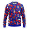 MLB Philadelphia Phillies Santa Claus Snowman Ugly Hoodie 3D Zip Hoodie 3D Ugly Christmas Sweater 3D Fleece Hoodie