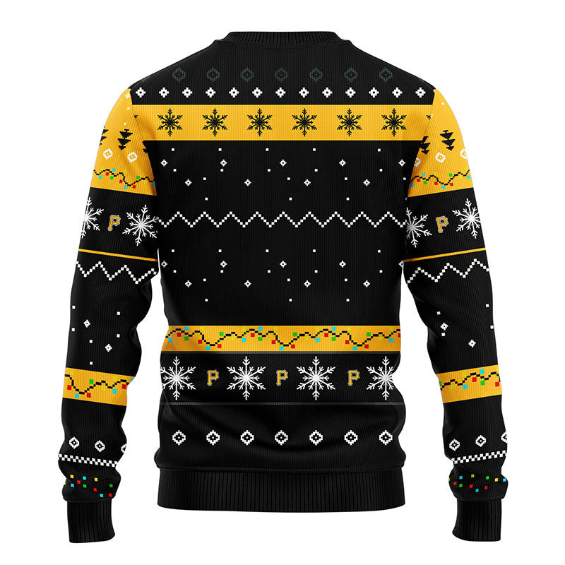 MLB Pittsburgh Pirates Dabbing Santa Claus Ugly Hoodie 3D Zip Hoodie 3D Ugly Christmas Sweater 3D Fleece Hoodie