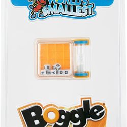 World s Smallest Boggle, Super Fun for Outdoors, Travel & Family Game Night