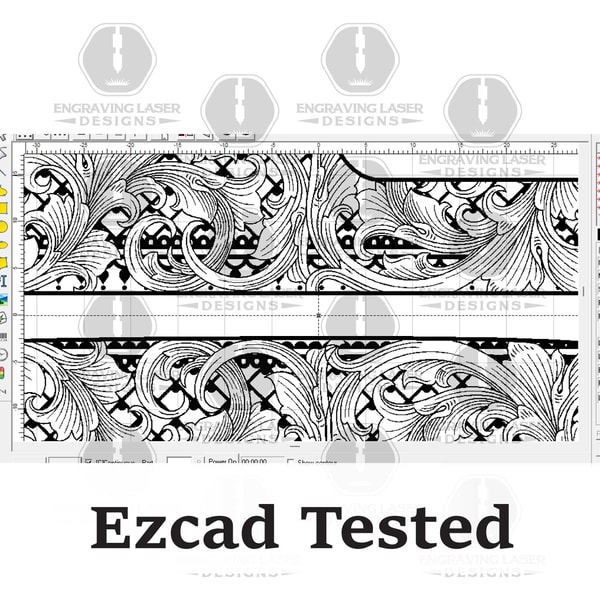 Engraving Laser Designs Remington 870 scroll design | Inspire Uplift