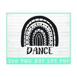 Dance svg, Dance mom svg, Rainbow svg, Dancer shirt svg, SVG,PNG, EPS, Instant Download, Cricut