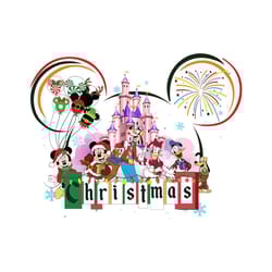 christmas png, mouse and friends png, magical kingdom png, family trip png, vacay mode, balloons and snowflake png, png