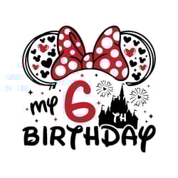 my 6th birthday svg, 6th svg, gifts for 6 year, 6th birthday svg, birthday svg, bday shirt svg, it's my birthday svg