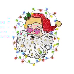 santa claus png, christmas glitter bling pmhg, christmas png, holiday png, santa claus glitter png, digital download