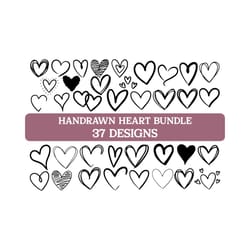 heart svg bundle, heart svg, hand drawn heart svg, open heart svg, doodle heart svg, sketch heart svg, love svg, valentine svg, heart file