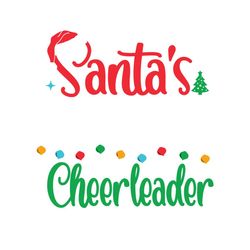 christmas cheerleader svg, santa's favorite cheerleader svg, funny cheerleader christmas shirt svg, xmas gifts,cut files