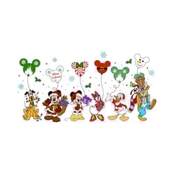 merry christmas svg png, christmas mouse and friends, christmas squad svg, christmas friends svg png files for cricut
