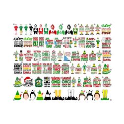 buddy the elf svg, holiday movie files,svg for cricut, buddy the elf png,santa svg,pew pew grinches svg