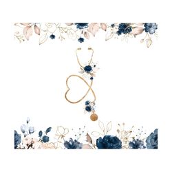 nurse doctor navy blue gold floral sublimation tumbler seamless sublimation designs downloads  skinny tumbler 20oz desi