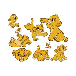 baby simba svg, simba svg, lion king svg, simba svg, baby simba cricut, baby simba layered svg, baby simba clipart