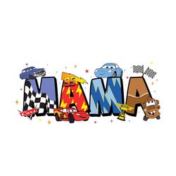 cars cartoon movie png, mama png