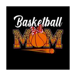 basketball mom leopard softball png