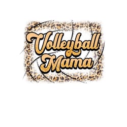 leopard volleyball mama png