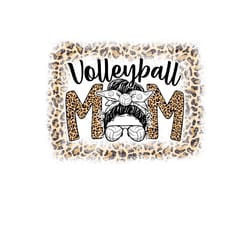 leopard volleyball mom sports mama png