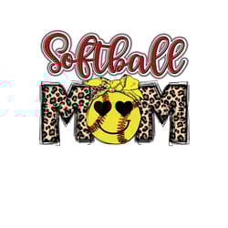 funny softball mom baseball smiley face png