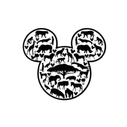 mickey animal kingdom svg download file