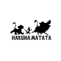 hakuna matata the lion kingdom svg