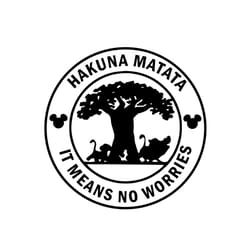 hakuna matata it means no worries svg