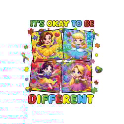 princess cartoon its okay to be different png