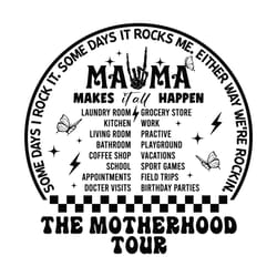 retro mama makes it all happen butterfly png