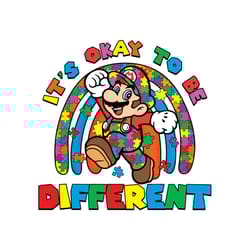 its okay to be different super mario png