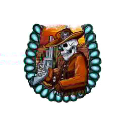 cowboy skeleton western png download