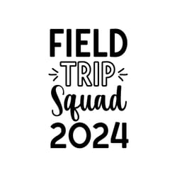 retro field trip squad 2024 svg