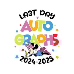 minnie last day autographs 2024 2025 png