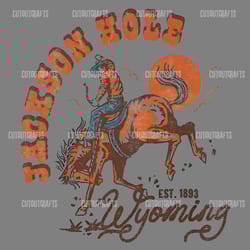 jackson hole wyoming est 1893 png digital download files