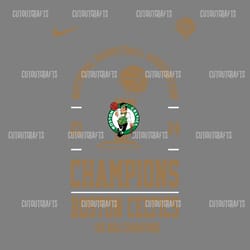 18x nba champions boston celtics svg digital download files