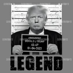 trump mugshot legend president png digital download files