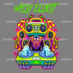 retro missy elliott music tour 2024 png digital download files