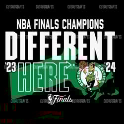 nba finals champions different here 2024 svg