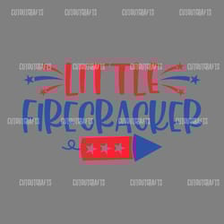 little firecracker svg - 4th of july svg